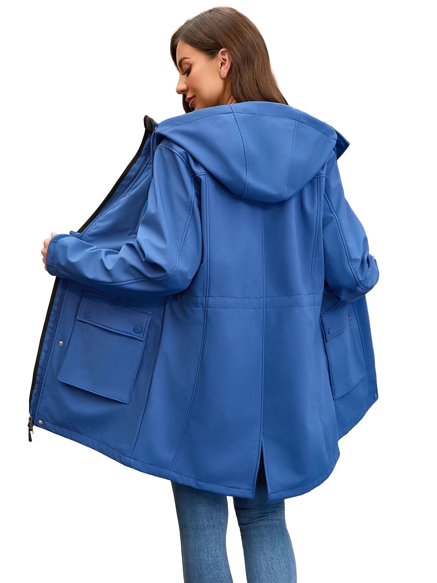 Women Winter Coats Hooded Outerwears Waterproof Woman Clothes Warm Women's Winter Down Jacket Parkas Long Trench Coat  HXY285