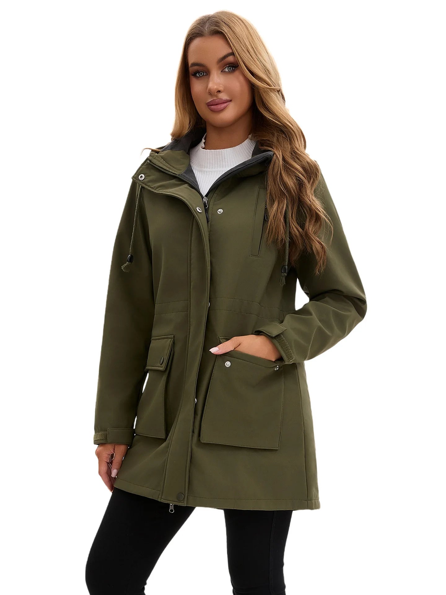 Women Winter Coats Hooded Outerwears Waterproof Woman Clothes Warm Women's Winter Down Jacket Parkas Long Trench Coat  HXY285