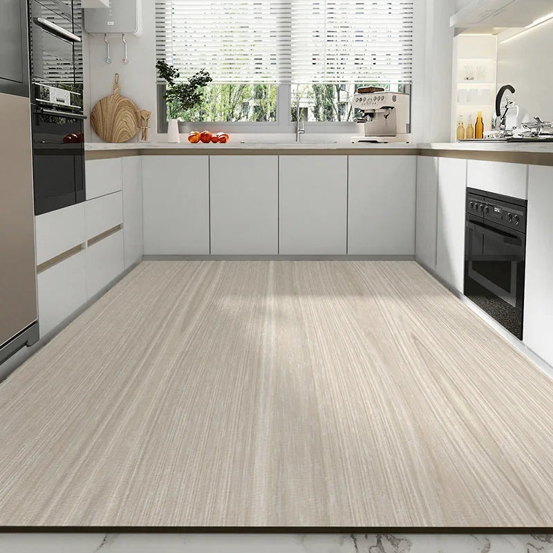 Kitchen Carpet Long Rug Waterproof Pvc Floor Mat Non-slip Leather Home Decoration Oil-proof Foot Mats Alfombra De Cocina 주방 깔개