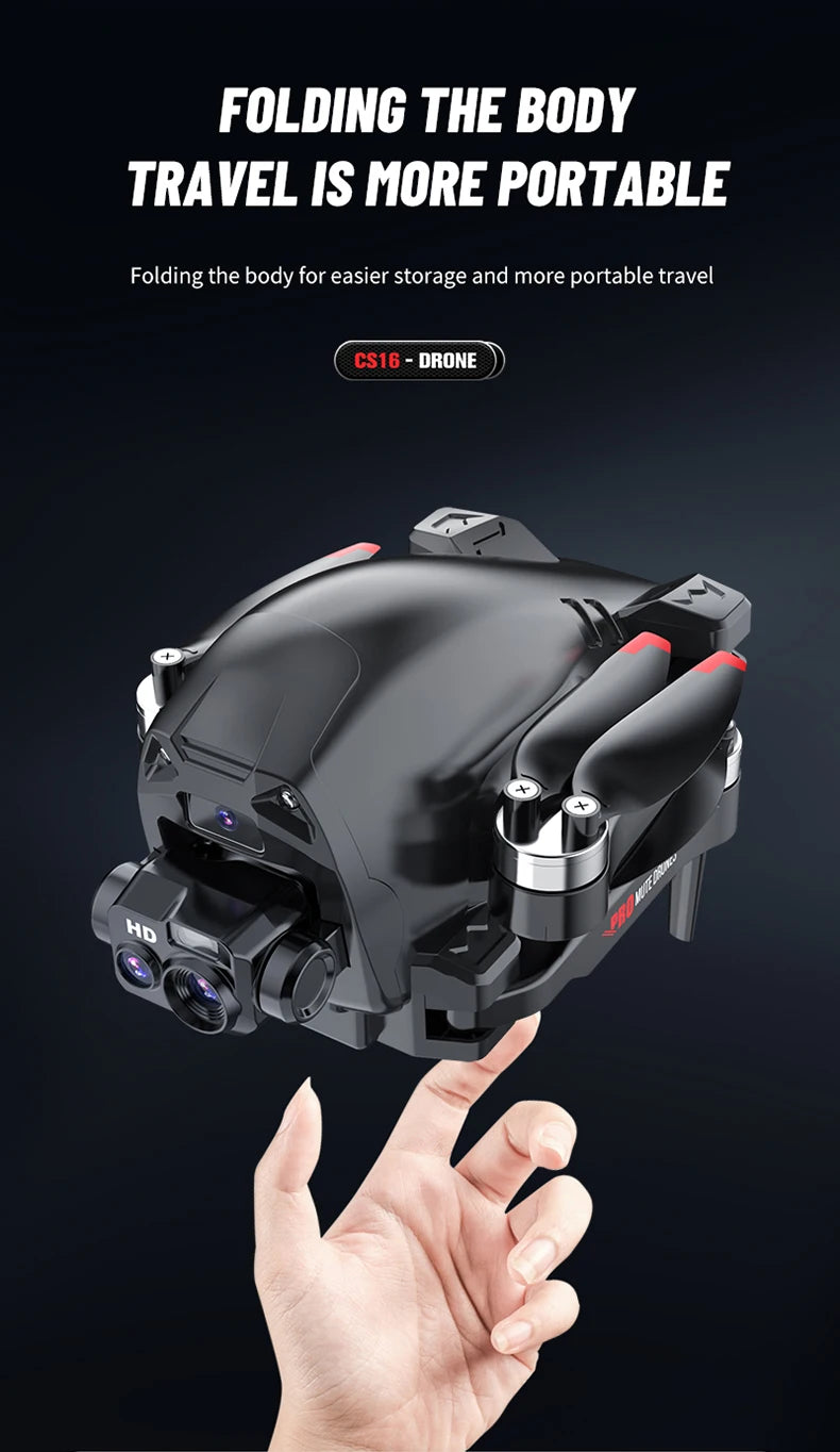 CS16 drone double camera, four sides to avoid obstacles, suitable for beginners Christmas, Thanksgiving, Halloween, gift toys