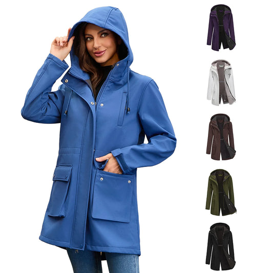 Women Winter Coats Hooded Outerwears Waterproof Woman Clothes Warm Women's Winter Down Jacket Parkas Long Trench Coat  HXY285