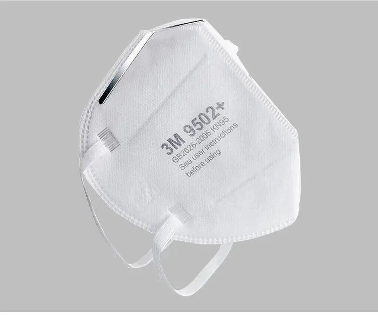 3M KN95 Face Mask 9501+/9502+ Original Adult Reusable Earloop Headband Approved Wide Soft Band Particles Filtering 95% 50Pcs/bag