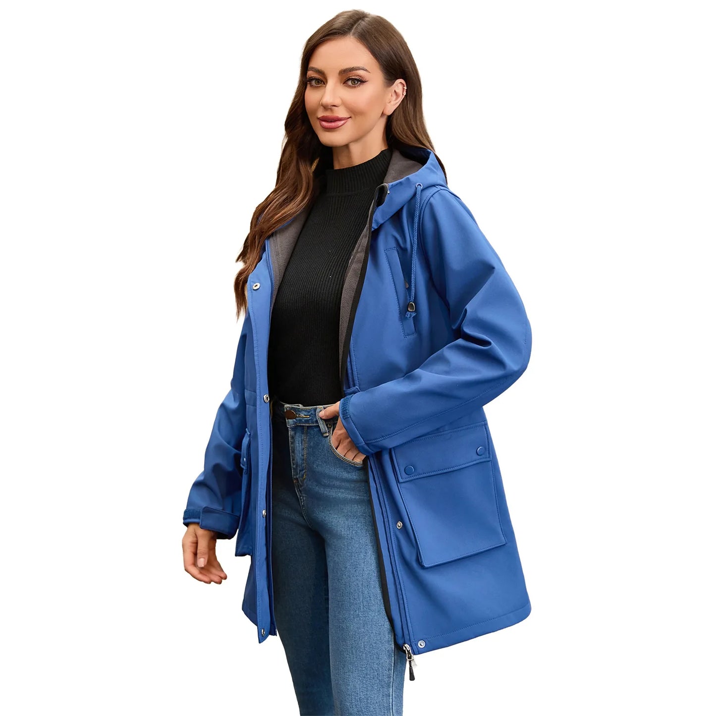 Women Winter Coats Hooded Outerwears Waterproof Woman Clothes Warm Women's Winter Down Jacket Parkas Long Trench Coat  HXY285