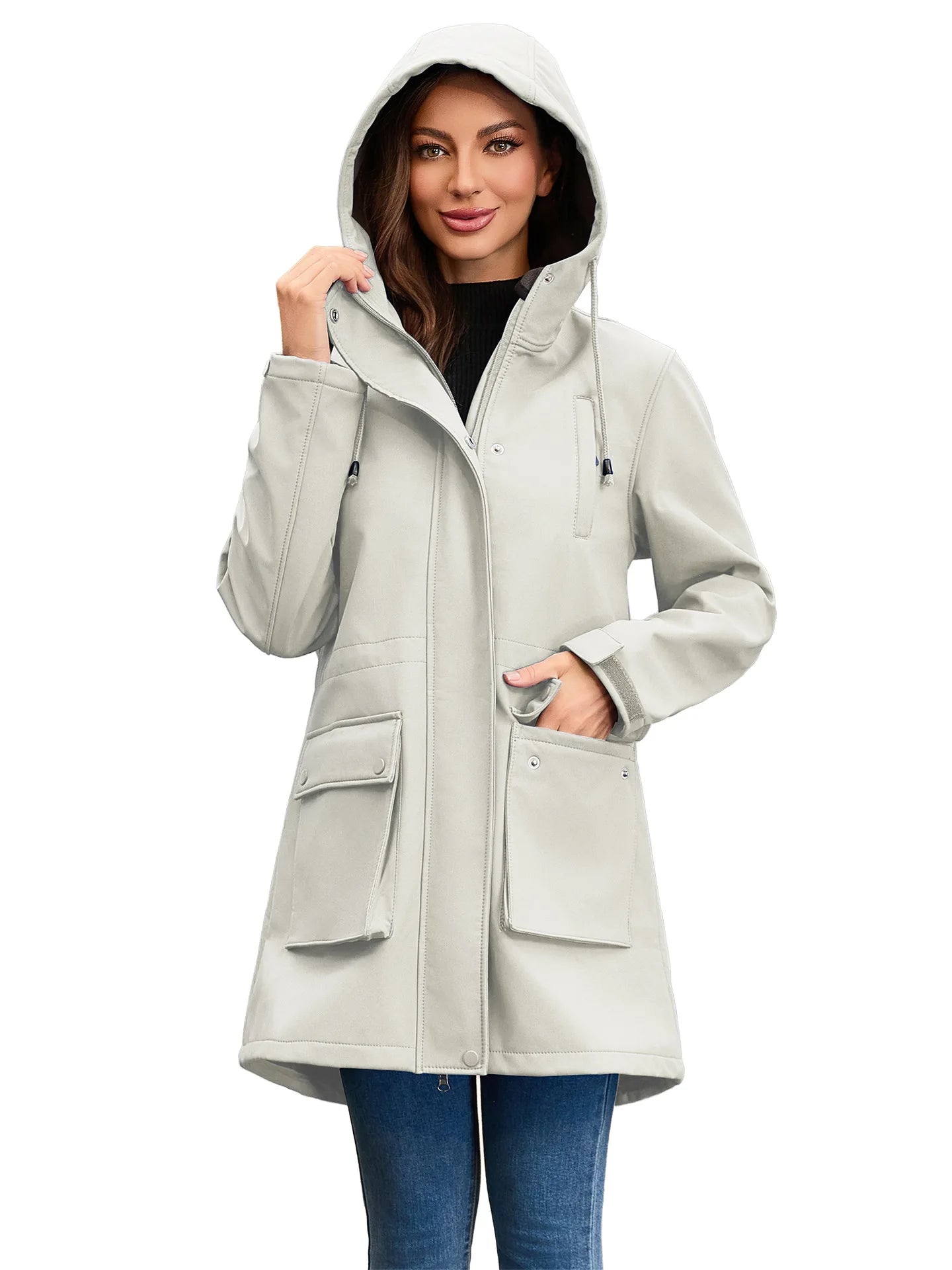 Women Winter Coats Hooded Outerwears Waterproof Woman Clothes Warm Women's Winter Down Jacket Parkas Long Trench Coat  HXY285