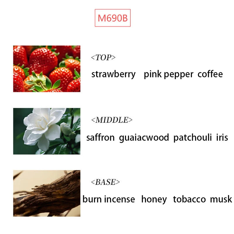 Brand Pheromones Men's Perfume Fresh Bergamot Musk Oud Cologne Long-lasting Eau De Toilette Charming Confident High-end Perfume