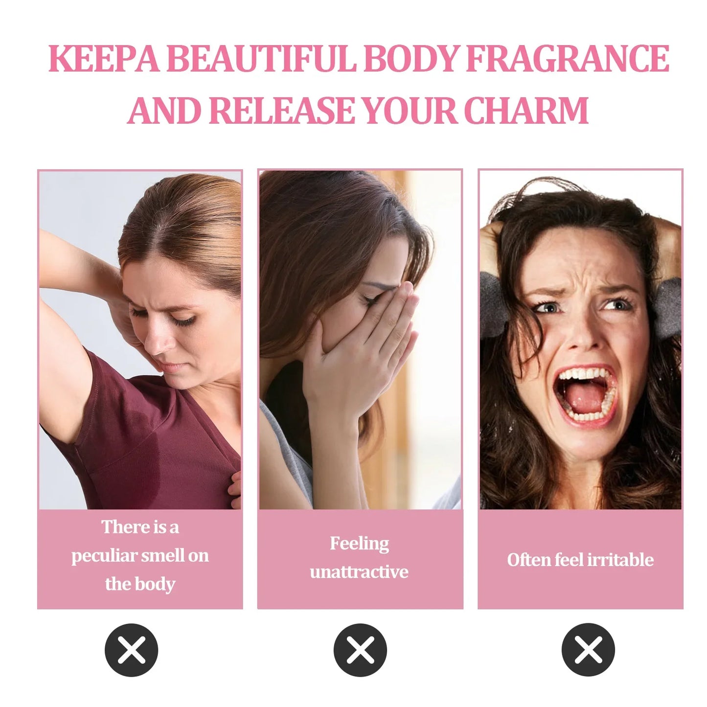 Rose Perfume Long Lasting Fragrance Floral Plant Scented Body Mist Show Charms Confidence Boost Daily Dating Body Perfume Spray