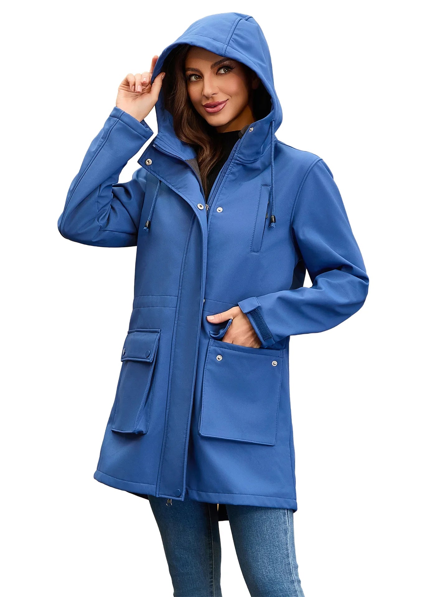 Women Winter Coats Hooded Outerwears Waterproof Woman Clothes Warm Women's Winter Down Jacket Parkas Long Trench Coat  HXY285