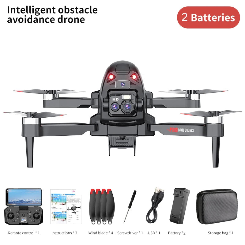 CS16 drone double camera, four sides to avoid obstacles, suitable for beginners Christmas, Thanksgiving, Halloween, gift toys