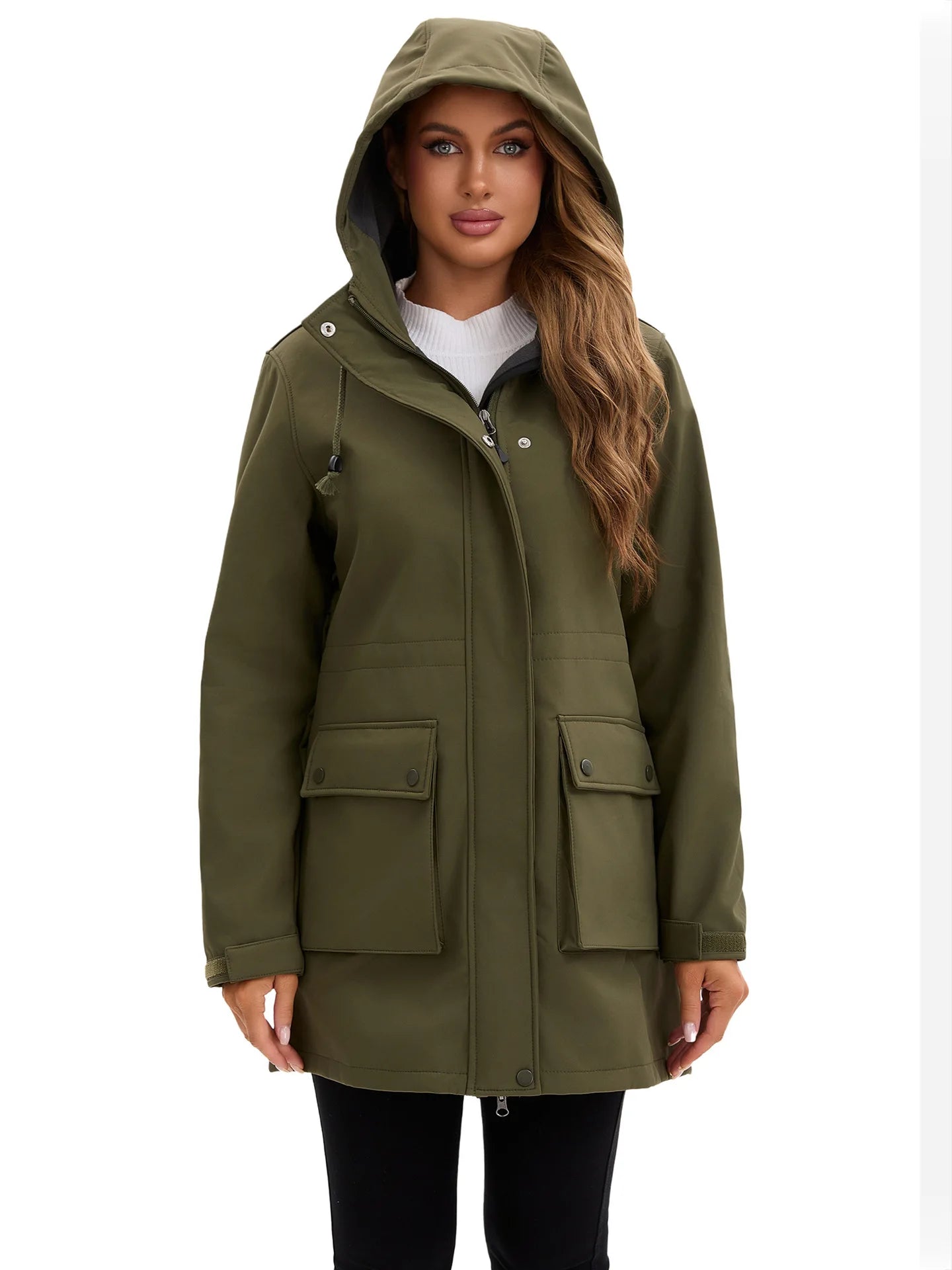 Women Winter Coats Hooded Outerwears Waterproof Woman Clothes Warm Women's Winter Down Jacket Parkas Long Trench Coat  HXY285