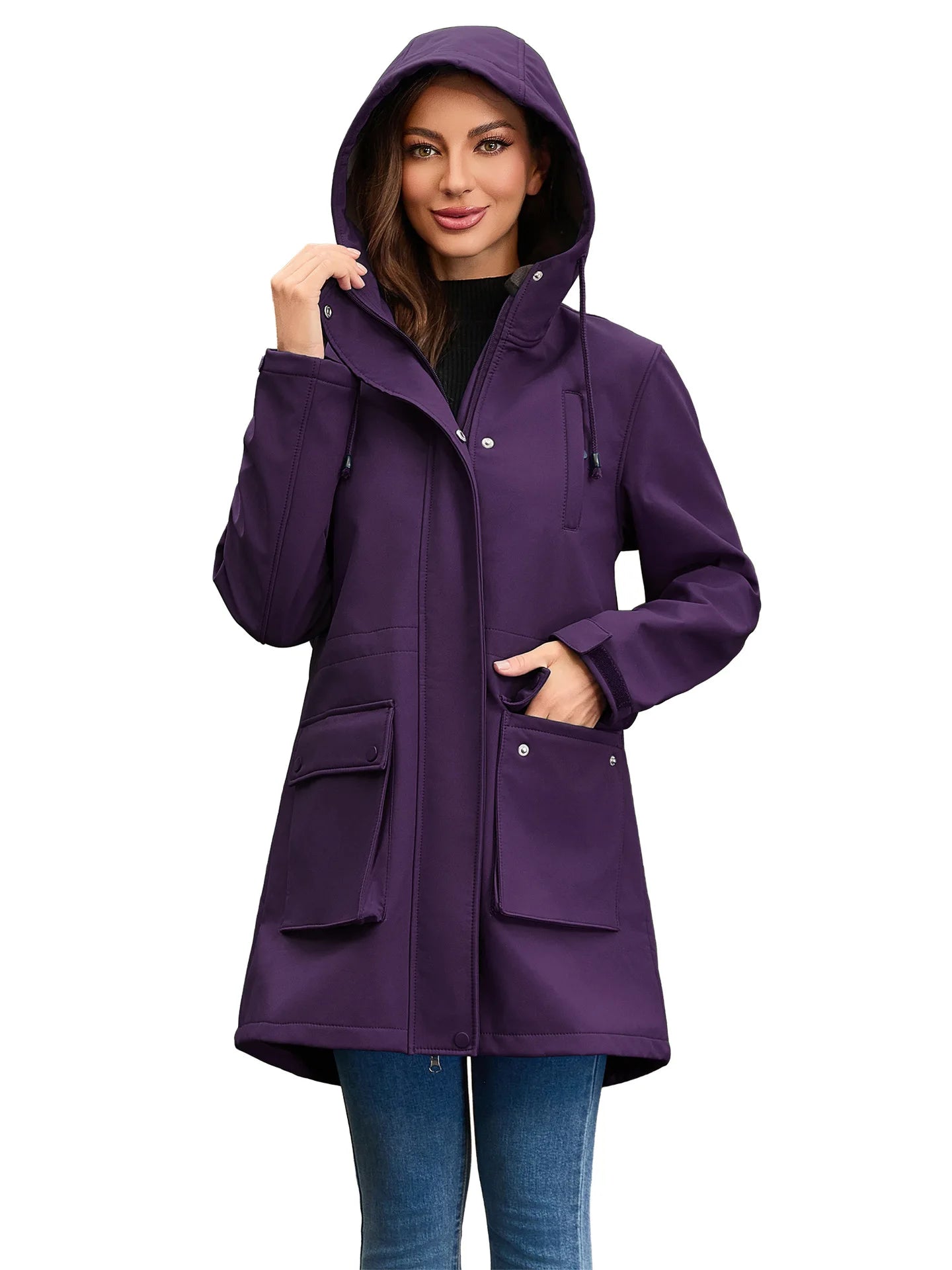 Women Winter Coats Hooded Outerwears Waterproof Woman Clothes Warm Women's Winter Down Jacket Parkas Long Trench Coat  HXY285